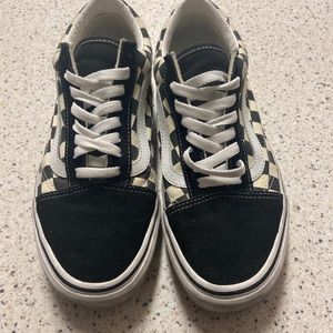 Checkered Vans Old Skool